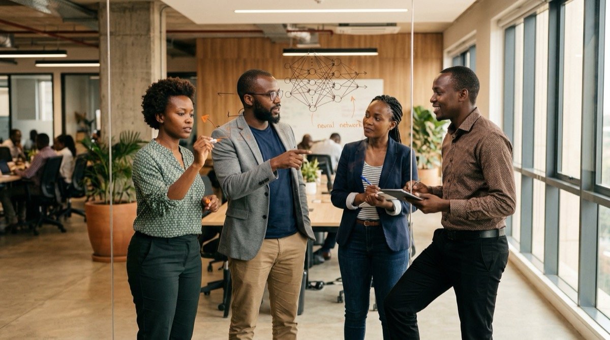 African tech professionals collaborating
